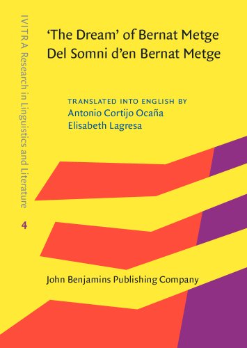 The Dream Of Bernat Metge Del Somni Den Bernat Metge Bernat Metge A Cortijo Ocaa