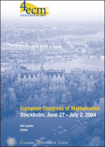 European Congress Of Mathematics Stockholm June 27 July 2 2004 Ari Laptev Ed
