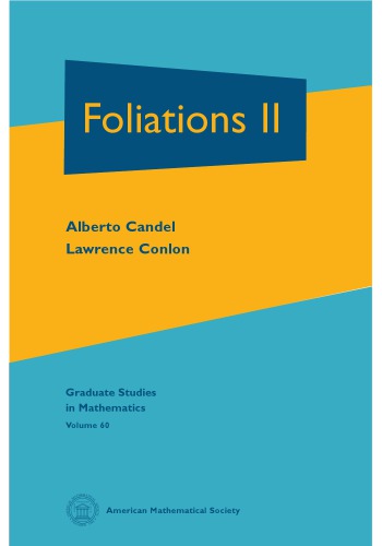 Foliations Ii Candel A Conlon L