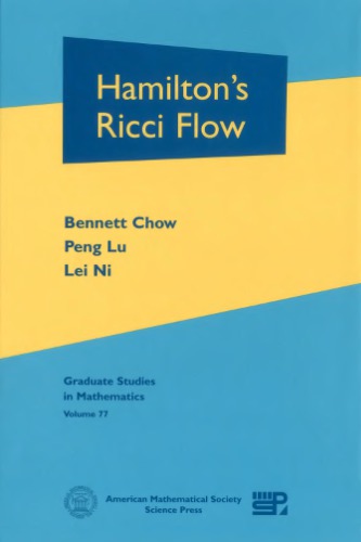 Hamiltons Ricci Flow Chow B Lu P Ni L
