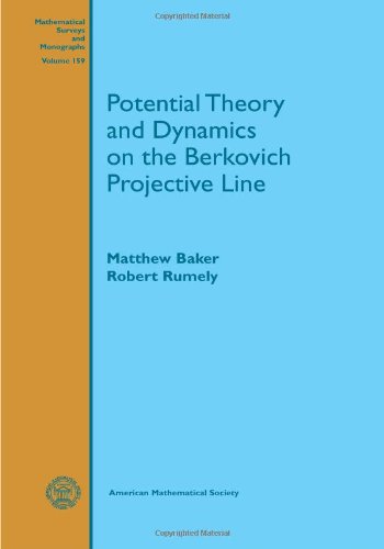 Potential Theory And Dynamics On The Berkovich Projective Line Matthew Baker