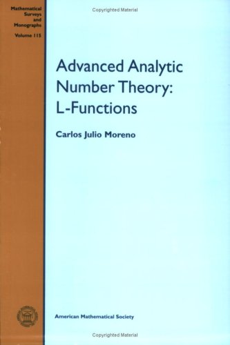 Advanced Analytic Number Theory Lfunctions Reprint Carlos Moreno