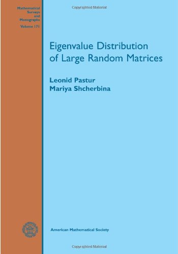 Eigenvalue Distribution Of Large Random Matrices Leonid Pastur