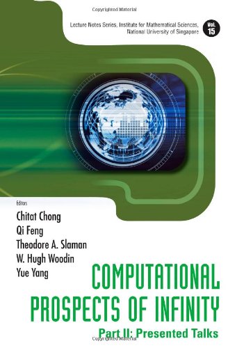 Computational Prospects Of Infinity Part Ii Presented Talks Chitat Chong