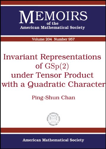 Invariant Representations Of Gsp2 Under Tensor Product With A Quadratic Character Pingshun Chan