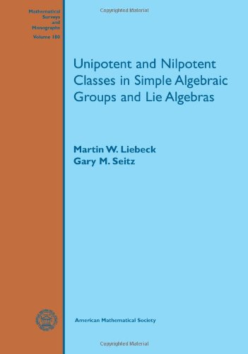 Unipotent And Nilpotent Classes In Simple Algebraic Groups And Lie Algebras Martin W Liebeck
