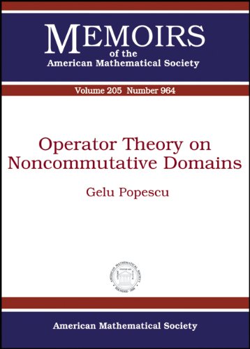 Operator Theory On Noncommutative Domains Gelu Popescu