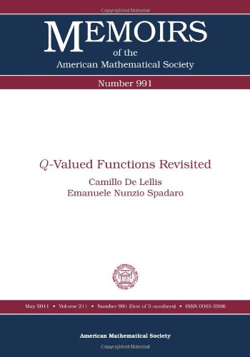 Qvalued Functions Revisited Camillo De Lellis Emanuele Nunzio Spadaro