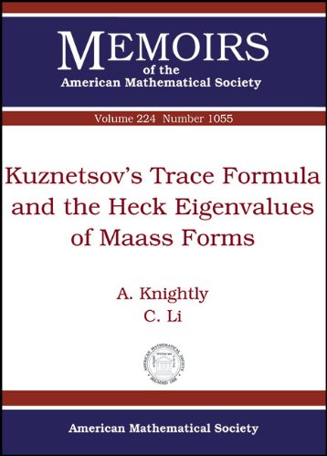 Kuznetsovs Trace Formula And The Hecke Eigenvalues Of Maass Forms Knightly A