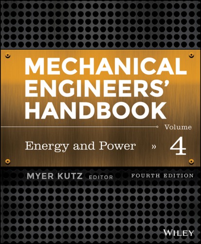 Mechanical Engineers Handbook Energy And Power 4th Edition Myer Kutz