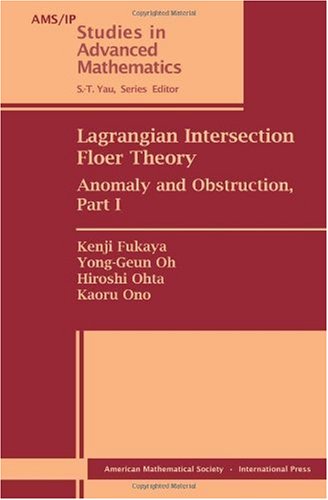 Lagrangian Intersection Floer Theory Anomaly And Obstruction Part I Yonggeun Oh