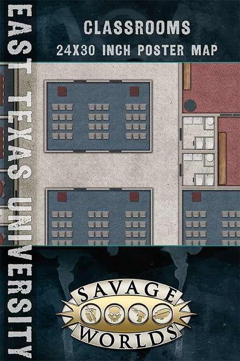 Savage Worlds East Texas University Maps Classrooms Pinnacle Entertainment