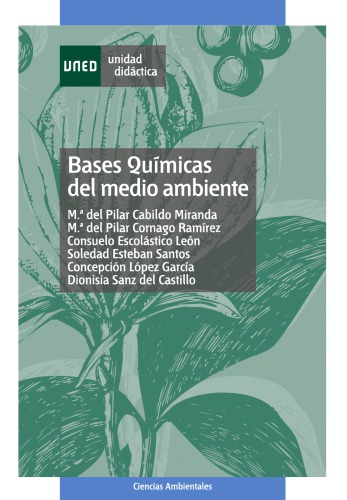 Bases Quimicas Del Medio Ambiente Cabildo Miranda Maria Del Pilar Cornago Ramirez
