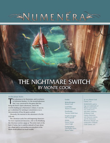 Numenera The Nightmare Switch Monte Cook