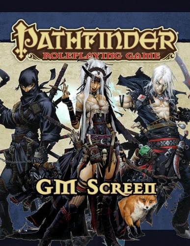 Pathfinder Roleplaying Game Gm Screenalternate Cover Paizo Inc