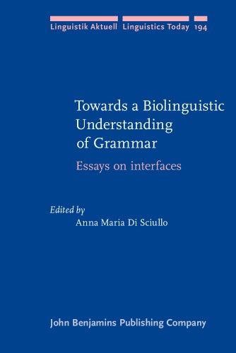Towards A Biolinguistic Understanding Of Grammar Essays On Interfaces Anna Maria Di Sciullo