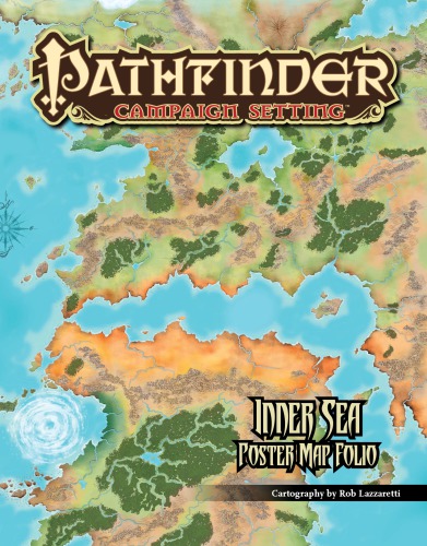 Pathfinder Campaign Setting Inner Sea Poster Map Folio Rob Lazzaretti