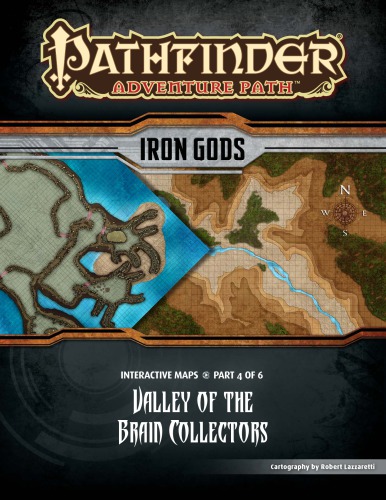 Pathfinder Adventure Path 88 Valley Of The Brain Collectors Iron Gods 4 Of 6 Maps Robert Lazzaretti