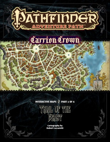 Pathfinder Adventure Path 44 Trial Of The Beast Carrion Crown 2 Of 6 Interactive Map Robert Lazzaretti