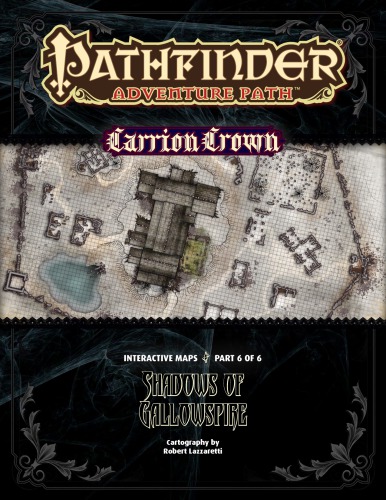 Pathfinder Adventure Path 48 Shadows Of Gallowspire Carrion Crown 6 Of 6 Interactive Map Robert Lazzaretti