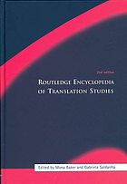 Routledge Encyclopedia Of Translation Studies 2nd Ed Saldanha