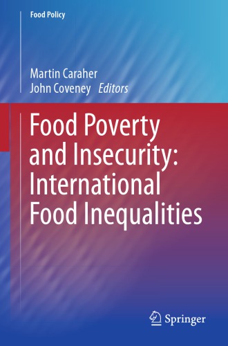 Food Poverty And Insecurity International Food Inequalities Caraher