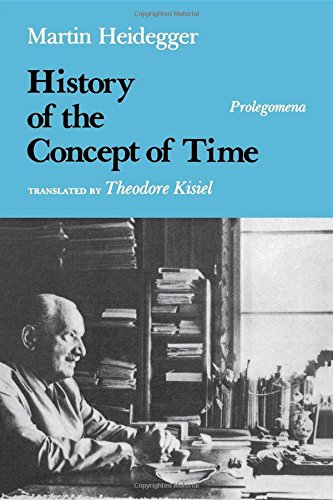 History Of The Concept Of Time Prolegomena 1st Midland Book Ed Martin Heidegger