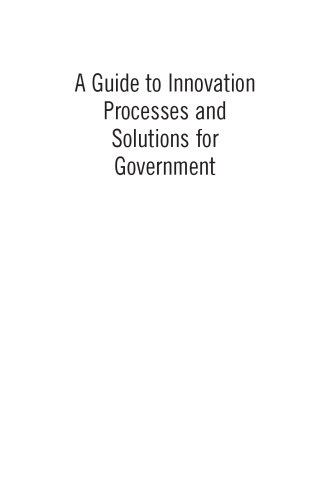 Guide To Innovation Processes And Solutions In Government Implications In Cardiovascular And Cerebrovascular Disease Mclaughlin