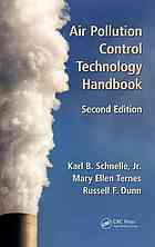 Air Pollution Control Technology Handbook Second Edition Dunn