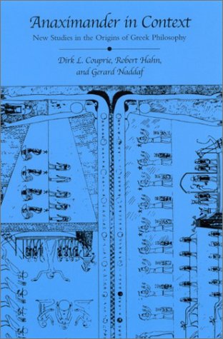 Anaximander In Context New Studies In The Origins Of Greek Philosophy Suny Series In Ancient Greek Philosophy Dirk L Couprie