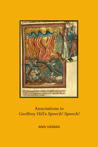 Annotations To Geoffrey Hills Speech Speech Geoffrey Hill