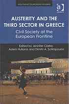 Austerity And The Third Sector In Greece Civil Society At The European Frontline Clarke