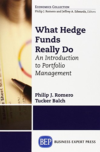 What Hedge Funds Do An Introduction To Quantitative Portfolio Management Balch