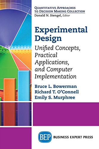 Experimental Design Unified Concepts Practical Applications And Computer Implementation First Edition Bowerman