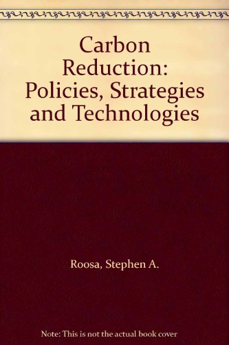 Carbon Reduction Policies Strategies And Technologies Jhaveri