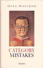 Category Mistakes 1st Ed Magidor Ofra