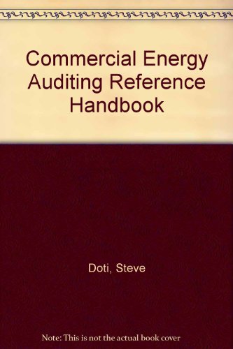 Commercial Energy Auditing Reference Handbook Doty Steve