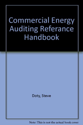 Commercial Energy Auditing Reference Handbook Second Edition Doty