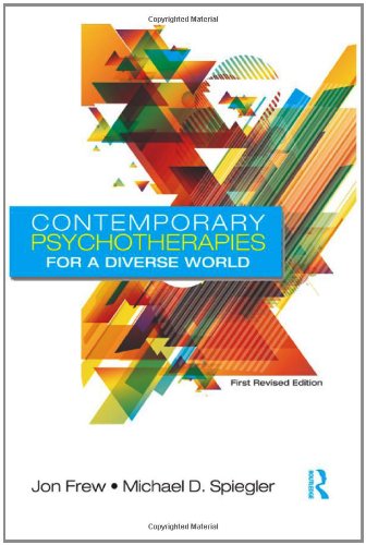 Contemporary Psychotherapies For A Diverse World 1st Rev Ed Frew