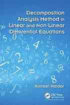 Decomposition Analysis Method In Linear And Nonlinear Differential Equations Haldar