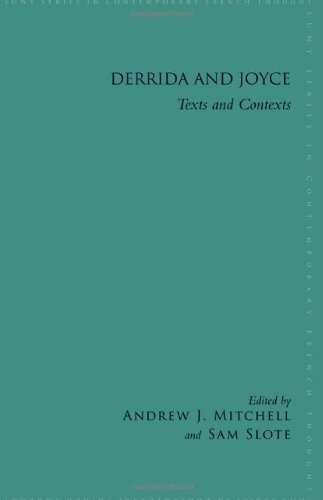 Derrida And Joyce Texts And Contexts Andrew J Mitchell Ed