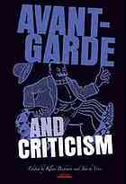 Avantgarde And Criticism Klaus Beekman Jan De Vries