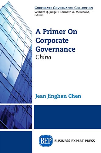 A Primer On Corporate Governance China First Edition Chen Jean Jinghan
