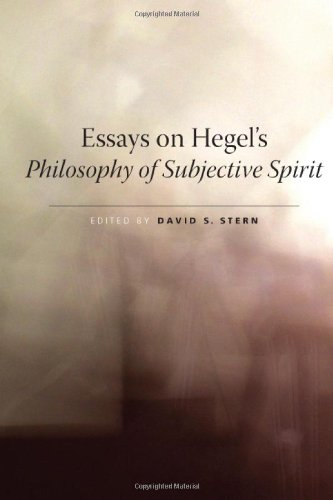 Essays On Hegels Philosophy Of Subjective Spirit David S Stern