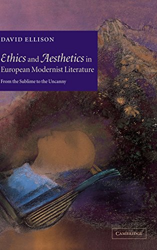 Ethics And Aesthetics In European Modernist Literature From The Sublime To The Uncanny 1st Ellison