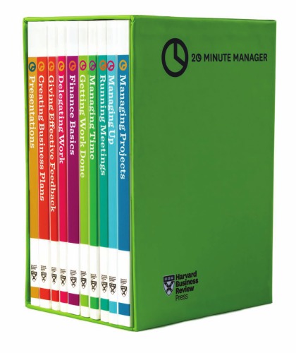Hbr 20minute Manager Boxed Set 10 Books Harvard Business Review