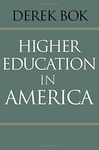 Higher Education In America Bok Derek Curtis
