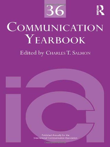 Communication Yearbook 36 1st Edition Charles T Salmon