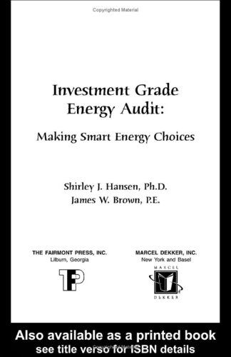 Investment Grade Energy Audit Making Smart Energy Choices Brown