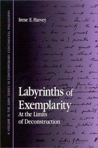 Labyrinths Of Exemplarity At The Limits Of Deconstruction Irene E Harvey